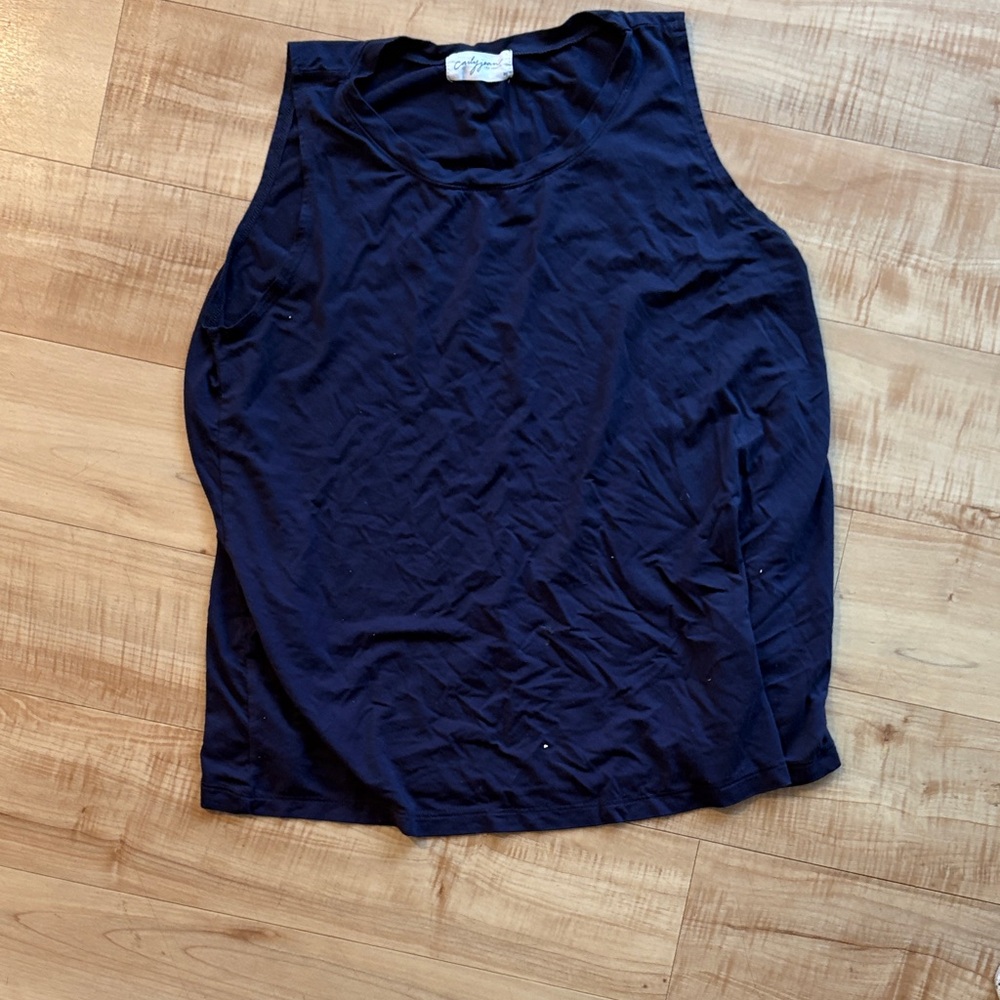Carly Jean Los Angeles Midnight Sleeveless Tee